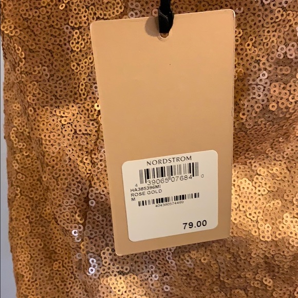 NWT Halogen rose gold sequinned top, M - Picture 8 of 8